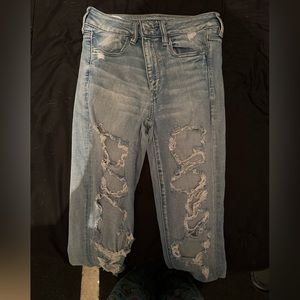 American eagle ripped jeans